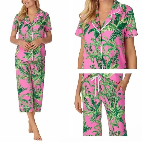 Tropical Pink Pajama Set - Picture 1 of 1